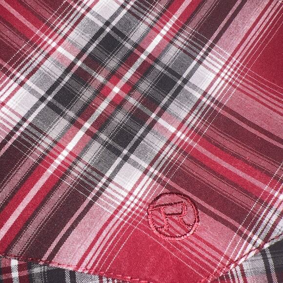 Roper Pearl Snap Women's Long Sleeve Rodeo Red Cowboy Shirt 3X - Picture 6 of 11